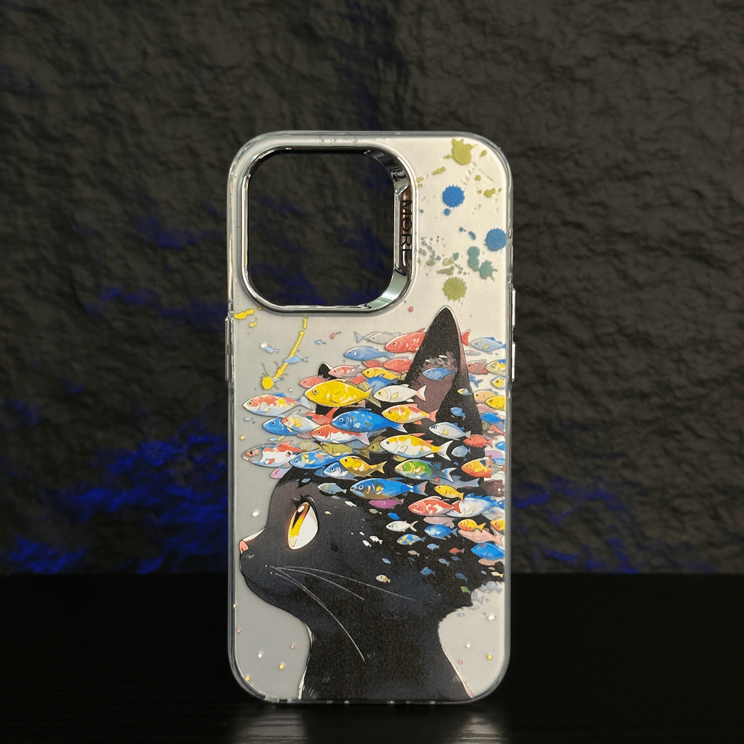 iPhonehoesje van Graffiti van het olieverfschilderij