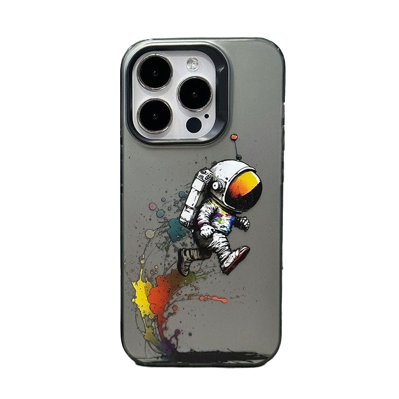 iPhonehoesje van Graffiti van het olieverfschilderij