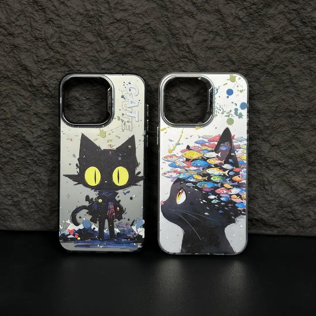 iPhone-Hülle mit schwarzer Katze Beste iPhone hülle