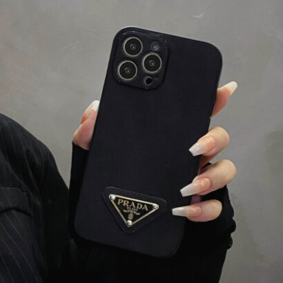 PR iPhone Case Leather Black-QB240513-GTOCASE