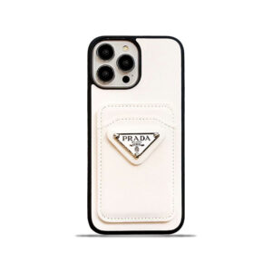 Classic PR iPhone Case With Card Holder White -JDB240403-GTOCASE