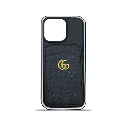 GG iPhone Case With Card Holder  Blcak -KBK240424-GTOCASE