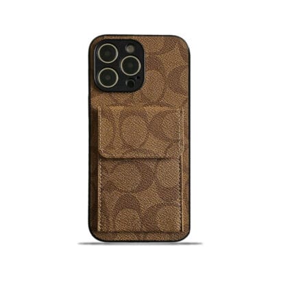CH  iPhone Case With  Wallet Light Brown-HP240513-GTOCASE
