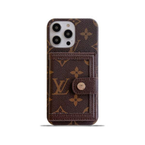 Leather Monogram Case With Wallet For iPhone-YCQ241712-GTOCASE