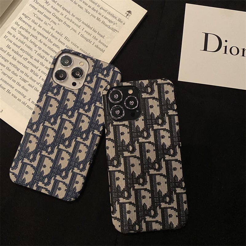 CD iPhone Case Classic Fabric Black -GDK240315-GTOCASE