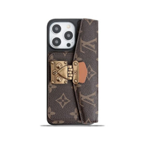 Monogram iPhone Case With Purse And Crossbody Strap Brown -XKK240329-GTOCASE
