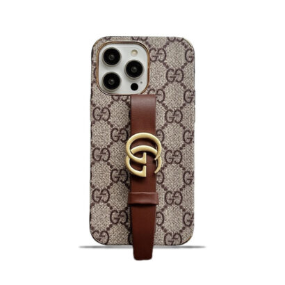 GG iPhone Case With Holder Brown -SW240330-GTOCASE