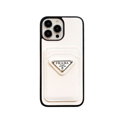 Classic PR iPhone Case With Card Holder White -JDB240403-GTOCASE