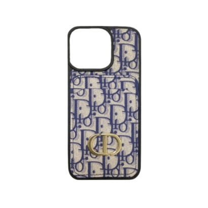 CD iPhone Case With Card Holder Blue -LB240513-GTOCASE
