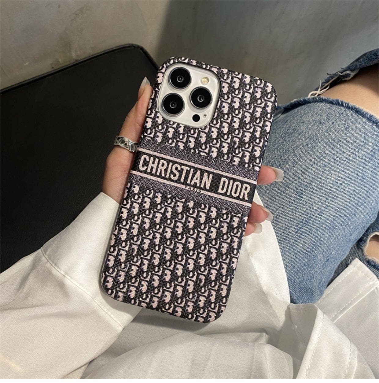 CD iPhone Case Black -DKK241439-GTOCASE