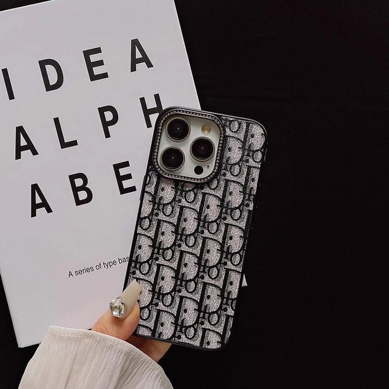 CD iPhone Case With Diamond -ZSK240513-GTOCASE