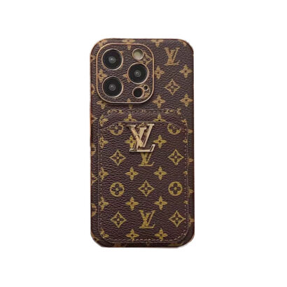 Classic Monogram iPhone Case With Card Holder -Big printing-CHD231124-GTOCASE