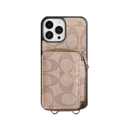 CH  iPhone Case With Wallet Coffee-LQB241412-GTOCASE