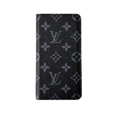 Leather Monogram iPhone Case With Wallet  And Card Holder-PTK241608-GTOCASE