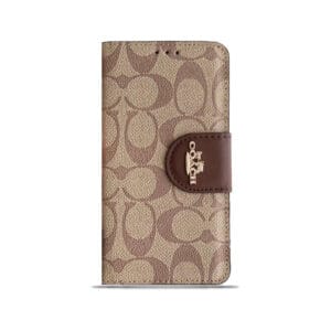 CH  iPhone Case  Leather Flip Case with Card Holder Brown-PTK241622-GTOCASE