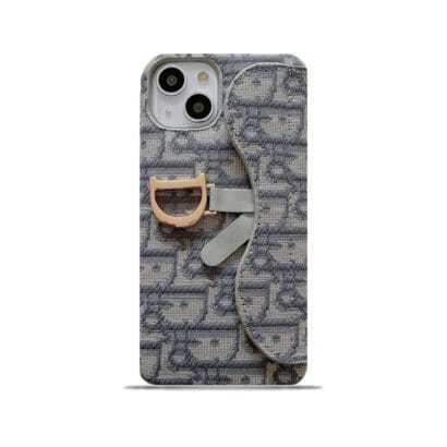 CD iPhone Case With Card Holder Gray-BY240112-GTOCASE