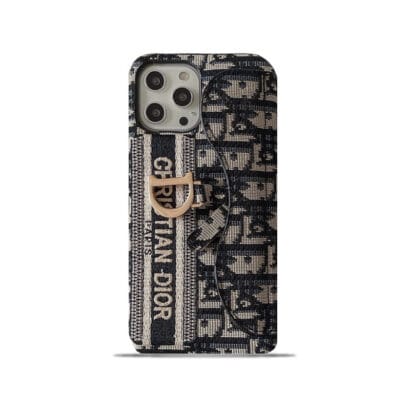 CD iPhone Case With Card Holder Black-KKY240115-GTOCASE