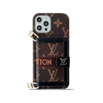 Monogram iPhone Case With Wallet And Strap Black -DL240329-GTOCASE