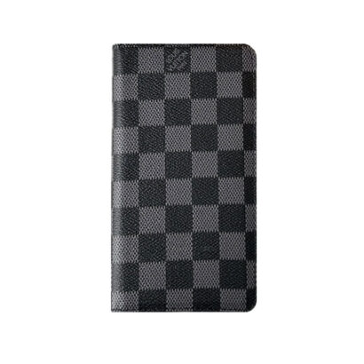 Leather Monogram iPhone Case With Wallet  And Card Holder-PTK241608-GTOCASE
