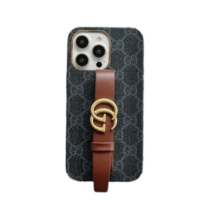 GG iPhone Case With Holder Brown -SW240330-GTOCASE