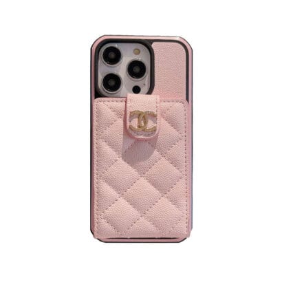 CC iPhone Case With Card Holder Pink -LBB240401-GTOCASE