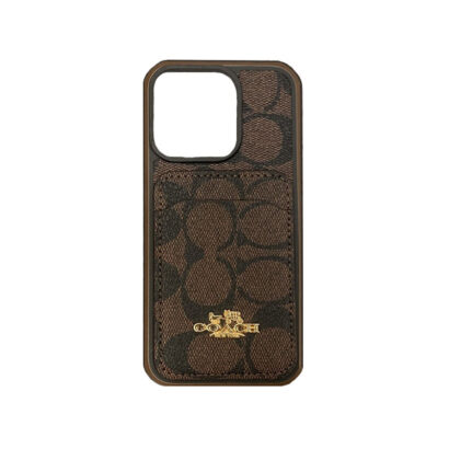 CH  iPhone Case With Card Holder Coffee -KB241416-GTOCASE