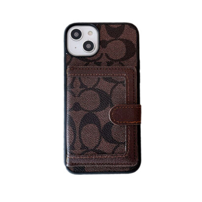 CH  iPhone Case With Wallet And CHrossbody Strap Black -XK240402-GTOCASE