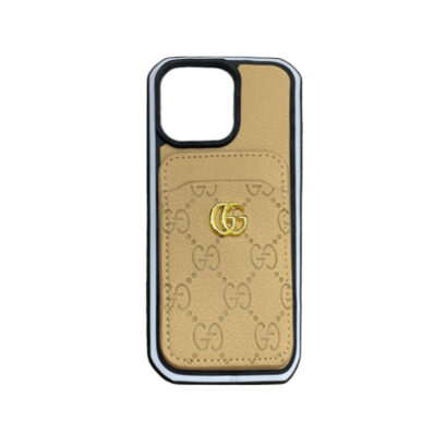 GG iPhone Case With Card Holder  Blcak -KBK240424-GTOCASE