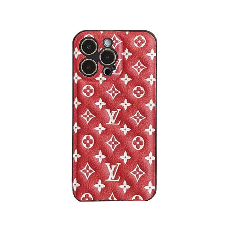 Red Monogram iPhone Case -QB231115-GTOCASE