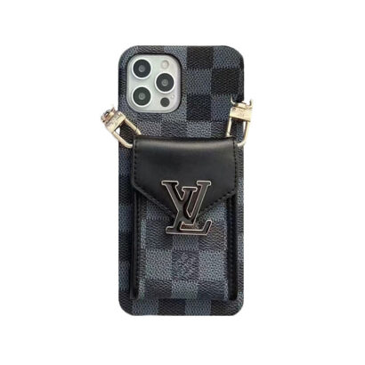 Monogram iPhone Case With Wallet And  Strap Yellow Printing -DGK240329-GTOCASE