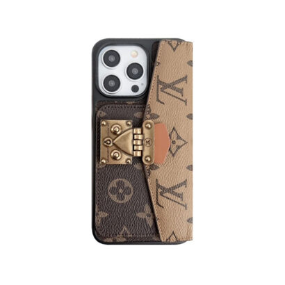 Monogram iPhone Case With Purse And Crossbody Strap Brown -XKK240329-GTOCASE