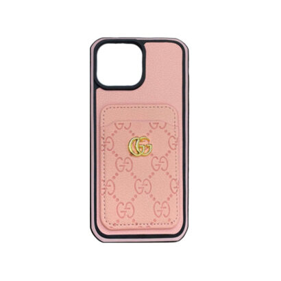 GG iPhone Case With Card Holder  Blcak -KBK240424-GTOCASE