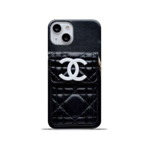 CC iPhone Case With Wallet And Strap Black -GS241602-GTOCASE