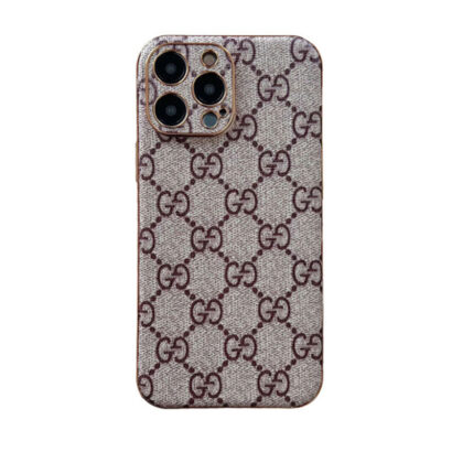 GG iPhone Case Leather