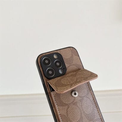 CH  iPhone Case With  Wallet Light Brown-HP240513-GTOCASE