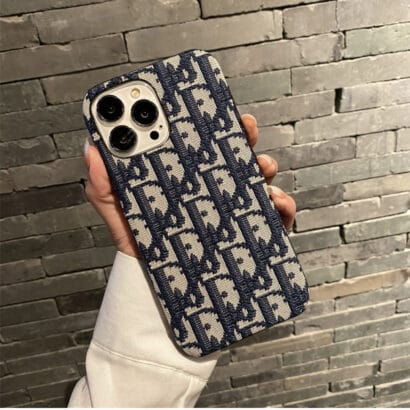 CD iPhone Case Classic Fabric Blue -GDK240315-GTOCASE