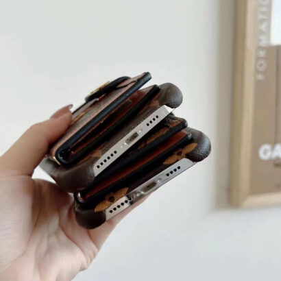 Monogram iPhone Case With Wallet And Strap Black -DL240329-GTOCASE