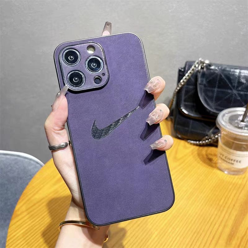 ??Sport??Stylish Suede Leather iPhone case