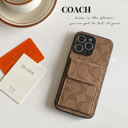 CH  iPhone Case With  Wallet Light Brown-HP240513-GTOCASE