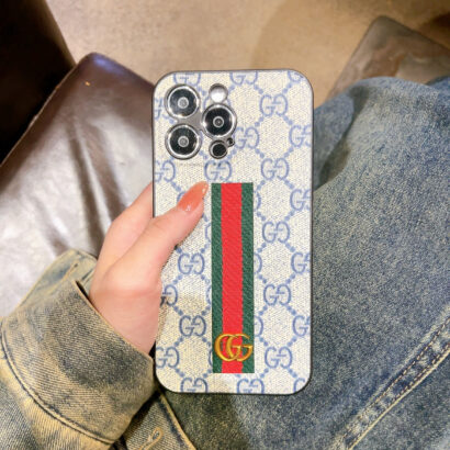 Classic GG iPhone Case Blue -JD240424-GTOCASE