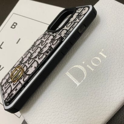 Black CD iPhone Case With Card Holder