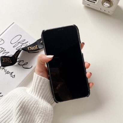 CD iPhone Case With Strap Black-GS240315-GTOCASE