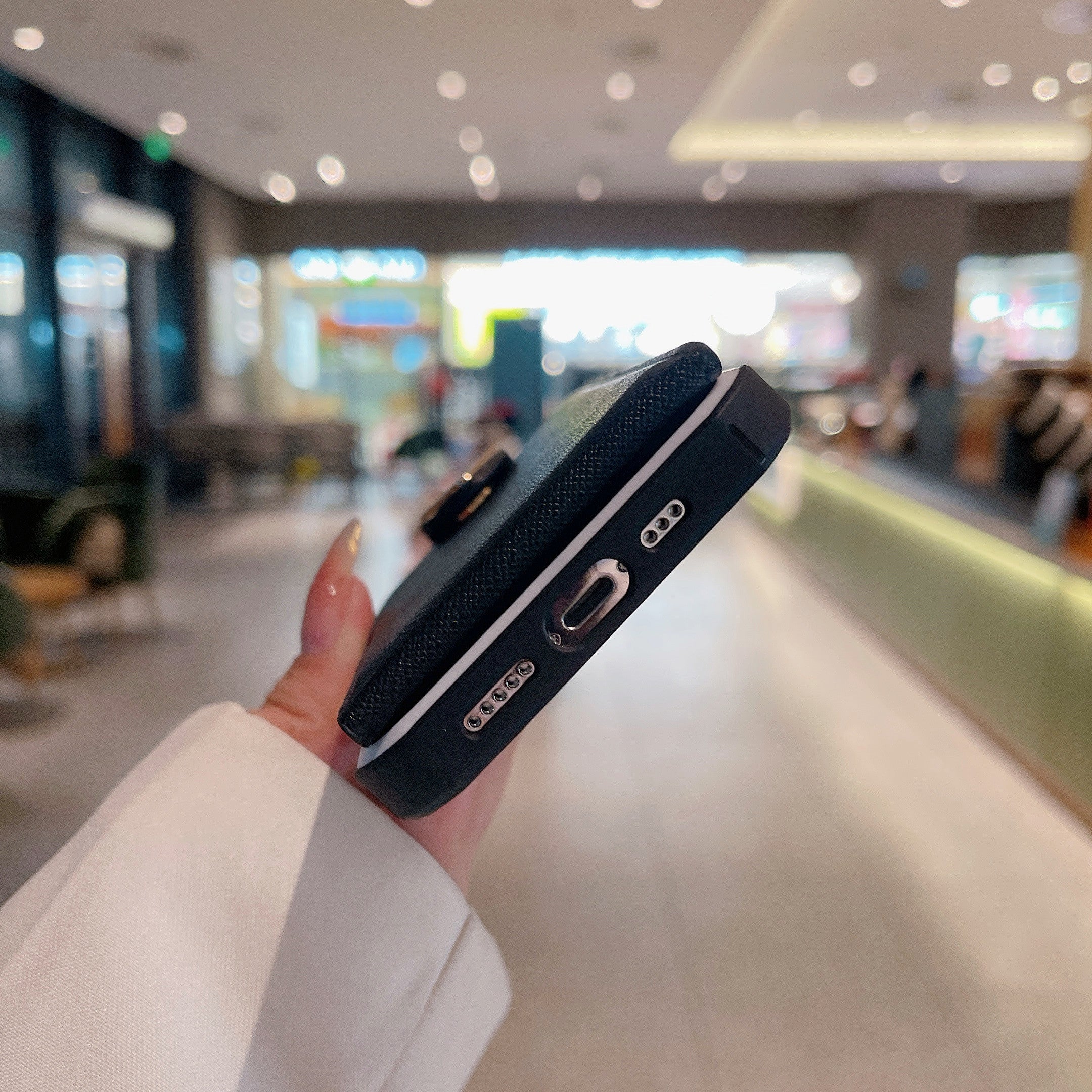 PR iPhone Case With Wallet Black-QB241235-GTOCASE