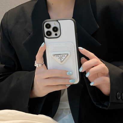 Classic PR iPhone Case With Card Holder White -JDB240403-GTOCASE