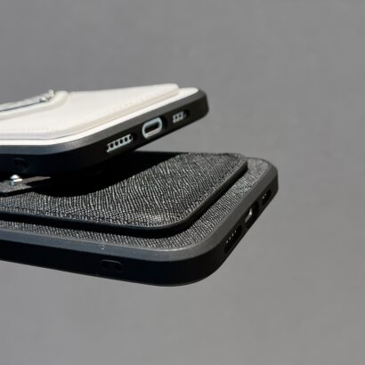 Classic PR iPhone Case With Card Holder Black -JDB240403-GTOCASE