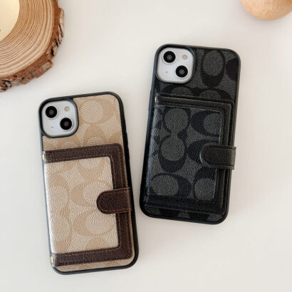CH  iPhone Case With Wallet And CHrossbody Strap White -XK240402-GTOCASE