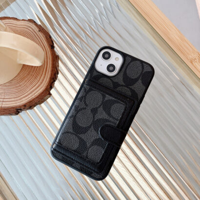 CH  iPhone Case With Wallet And CHrossbody Strap Black -XK240402-GTOCASE