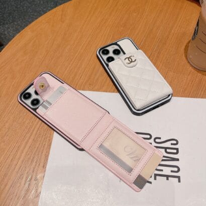 CC iPhone Case With Card Holder Pink -LBB240401-GTOCASE