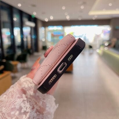 CC iPhone Case With Card Holder Pink -LBB240401-GTOCASE