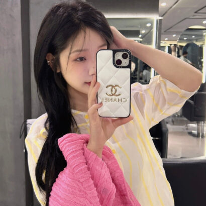 Leather CC iPhone Case White-JB240320-GTOCASE